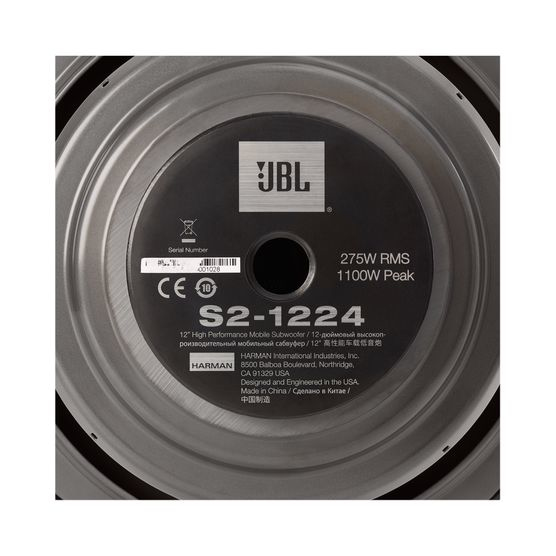 JBL S2-1224 car speaker Round – image 5