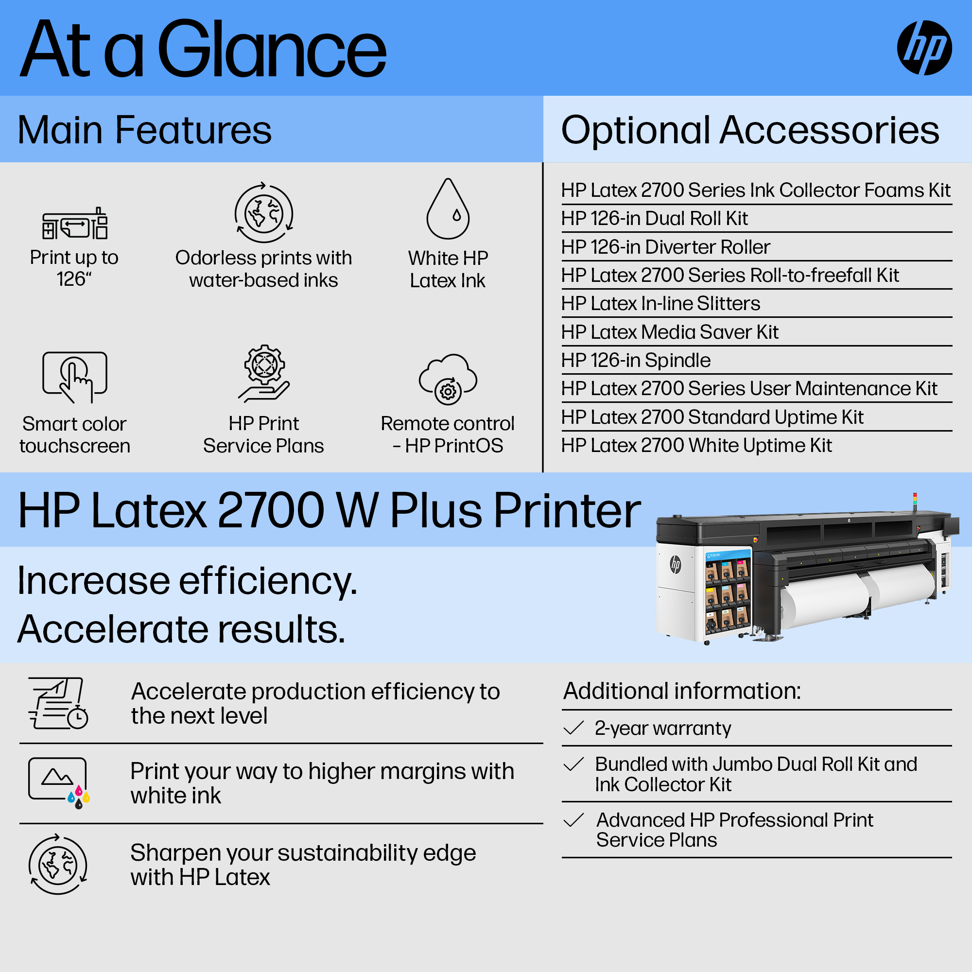 HP Latex 2700 W Printer – image 3