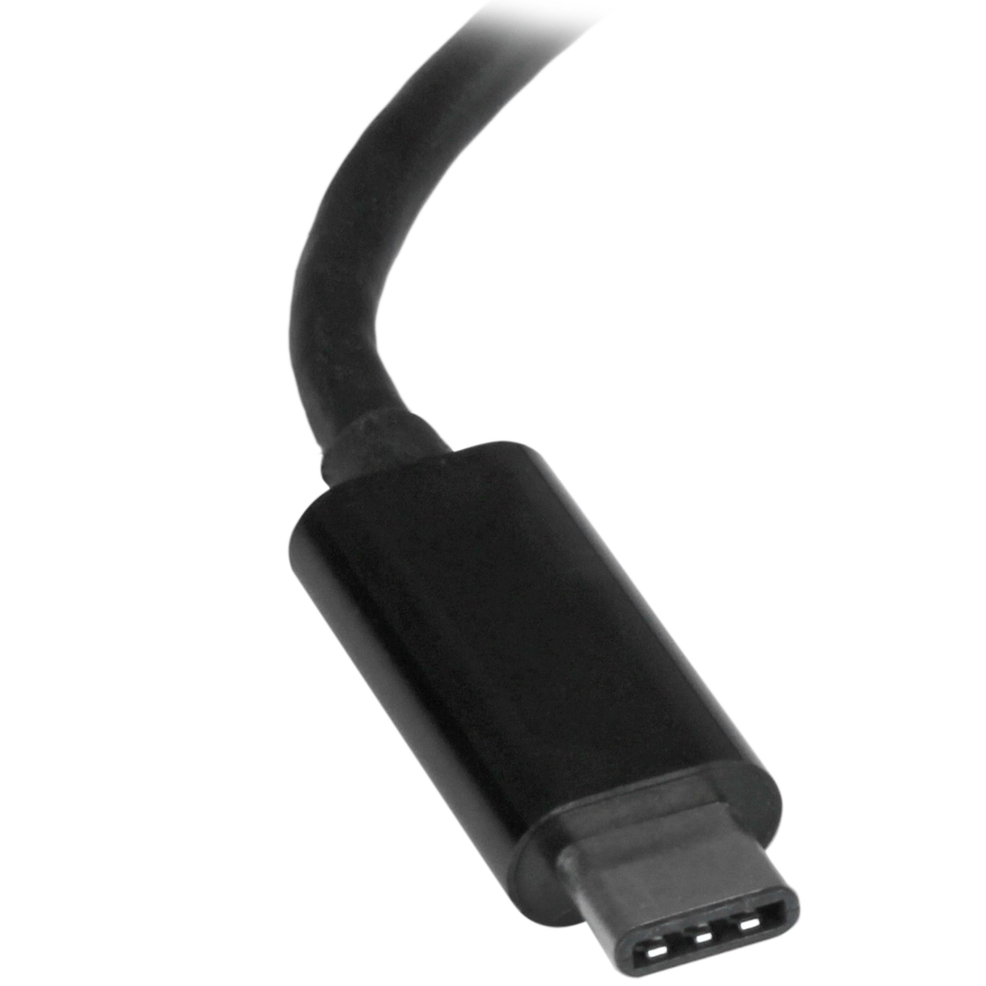 StarTech.com USB-C to Gigabit Ethernet Adapter, Black, Thunderbolt 3 / 4 Compatible, Windows & Mac, RJ45 LAN Network Converter – image 2