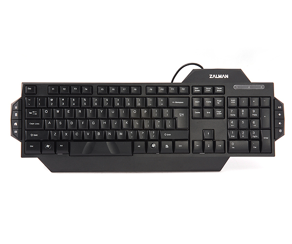 Zalman ZM-K350M keyboard Home USB Black – image 1