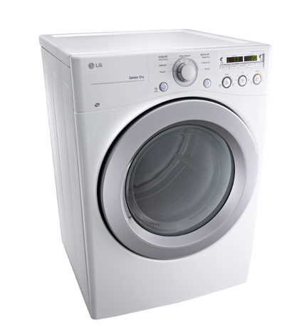 LG DLE3050W tumble dryer Freestanding Front-load – image 4