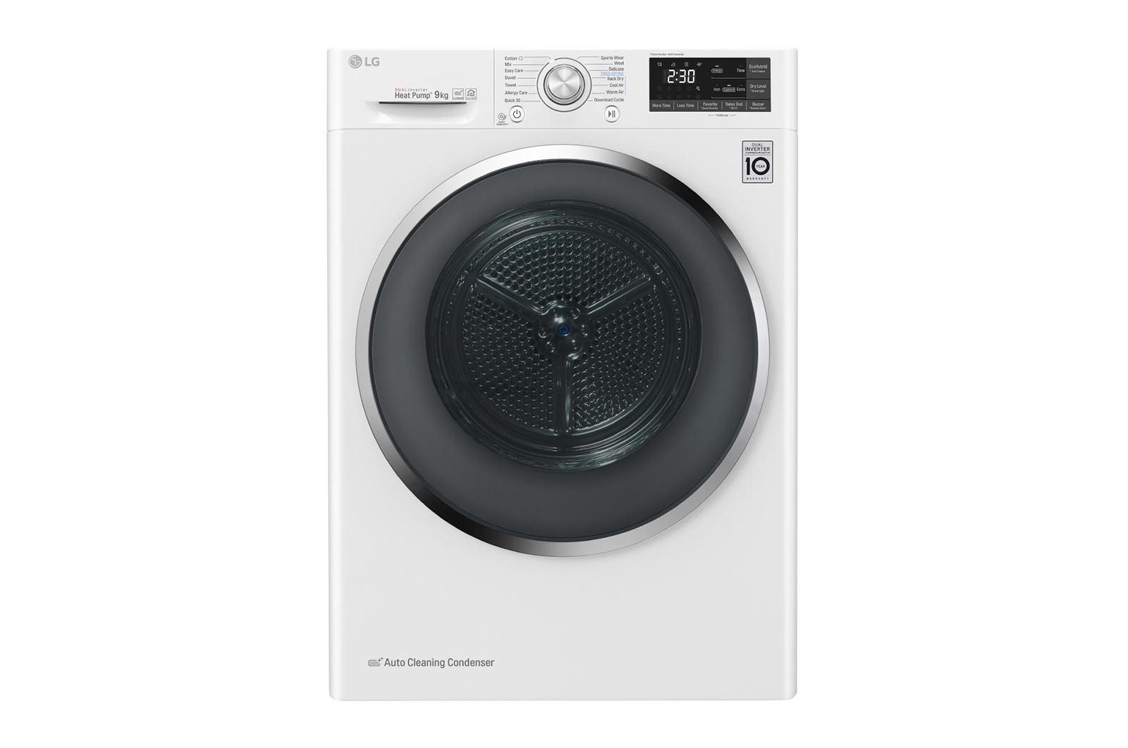 LG RC81EU2AV3W tumble dryer Freestanding Front-load – image 1