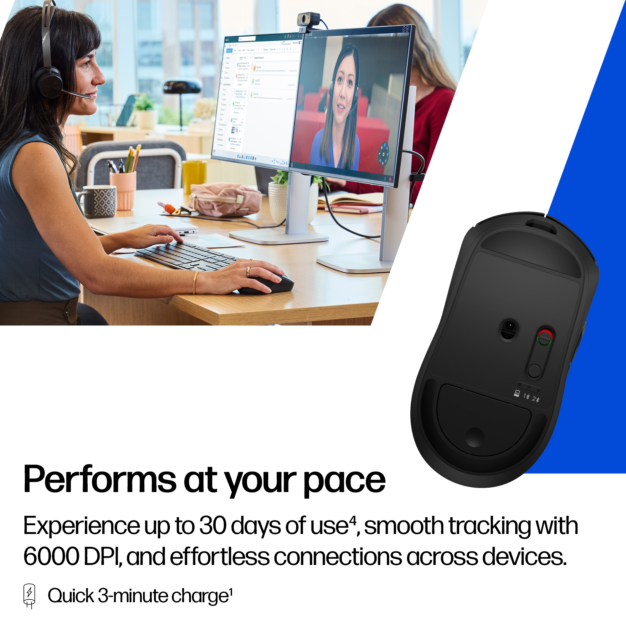 HP 705 Rechargeable Wireless Mouse – image 4