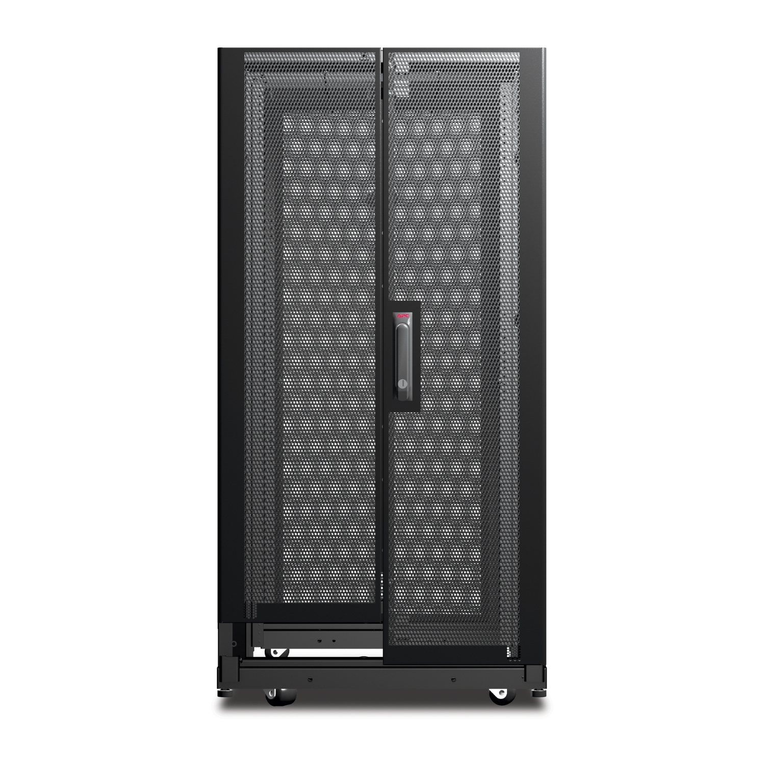 APC NetShelter AV, Server Rack Enclosure, 24U, 10-32 Threaded Rails, Black, 1199H x – image 5