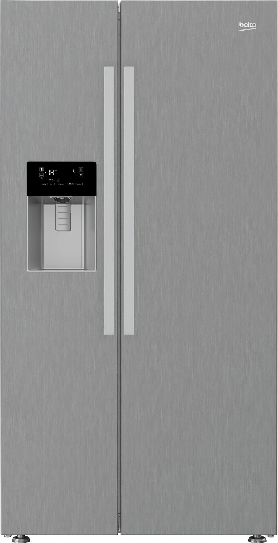 Beko GN162330XB side-by-side refrigerator Freestanding