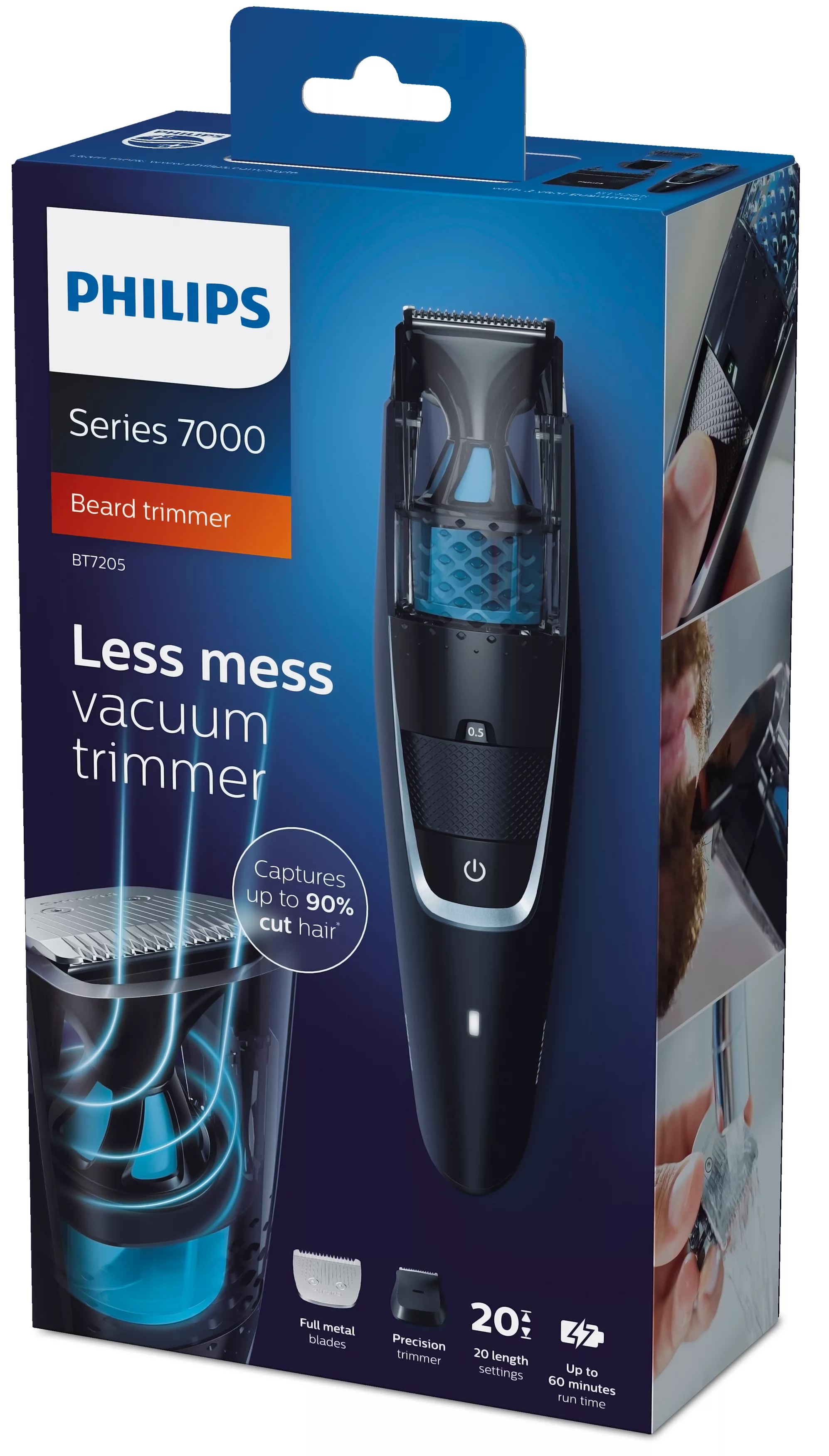 Philips BEARDTRIMMER Series 7000 BT7205/15 beard trimmer AC/Battery 20 – image 2