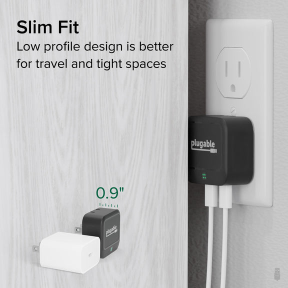 Plugable Technologies PS-40C2B mobile device charger Universal Black AC Fast charging Indoor – image 4