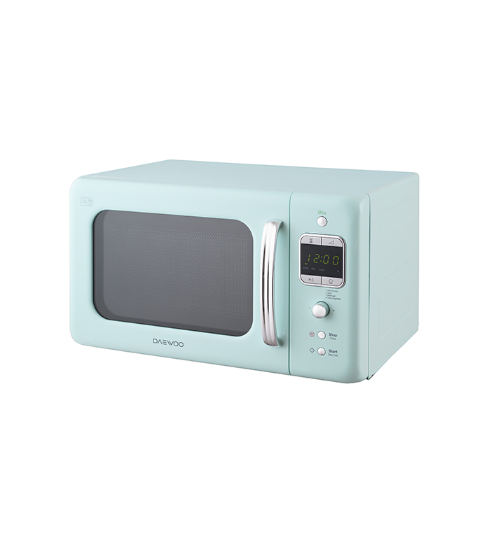 Daewoo KOR-6LBM microwave Blue, Chrome Solo microwave Over the range