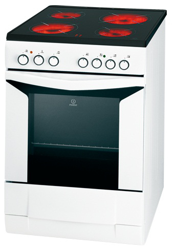 Indesit K6C51(W)/GR Freestanding cooker Electric Ceramic hob White