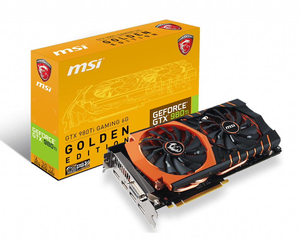 MSI GTX980TI GAMING 6G GOLDEN
