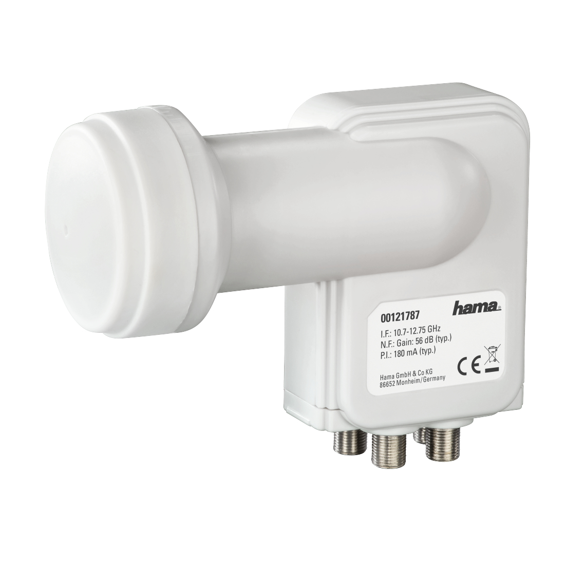 Hama 00121787 Low Noise Block downconverter (LNB) 10.7 – image 1