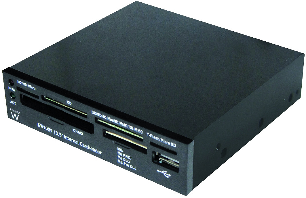 Ewent EW1059 card reader USB 2.0 Internal Black