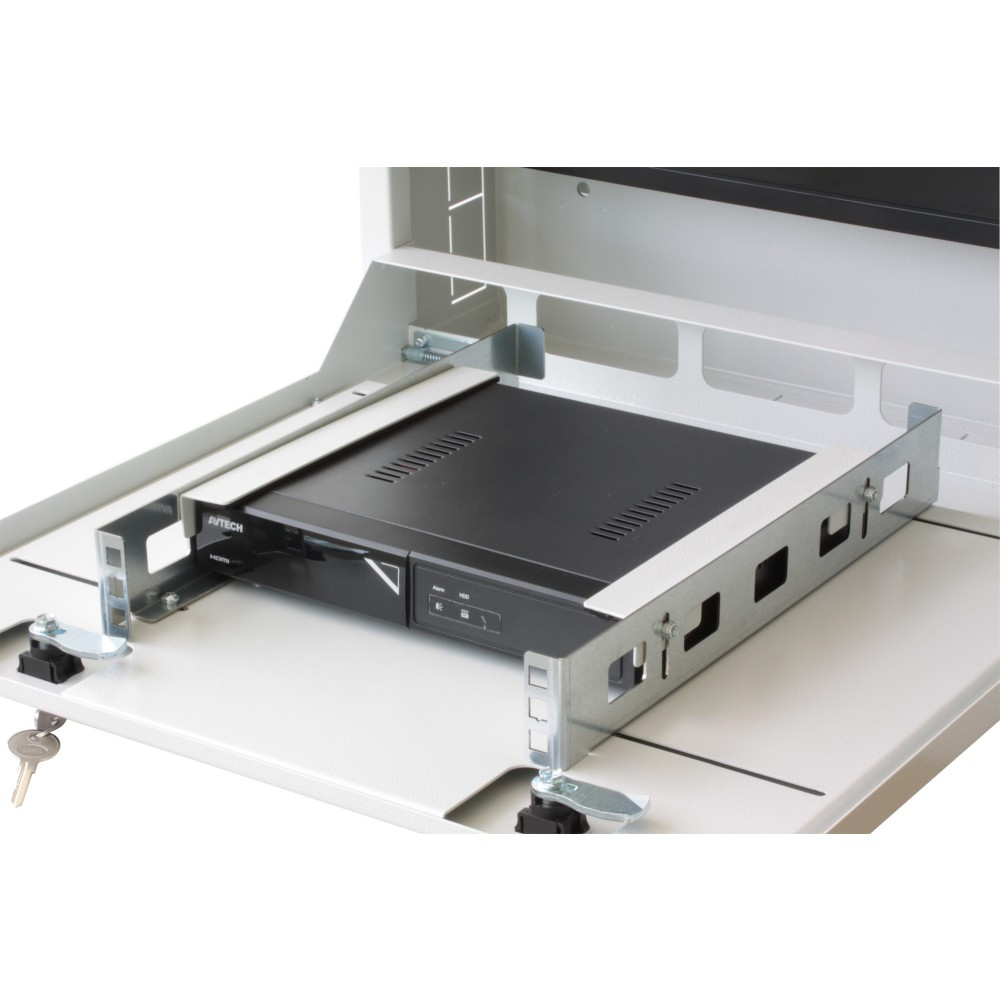 Techly ICRLIM08 rack cabinet 1U Wall mounted rack Grey – image 5
