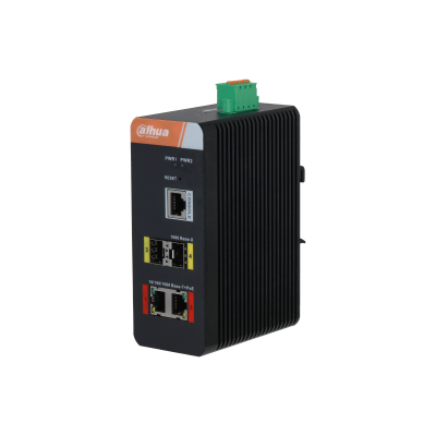 Dahua Technology PFS4204-2GT-DP network switch Managed L2 Gigabit Ethernet (10/100/1000) Power over Ethernet (PoE) Black – image 1