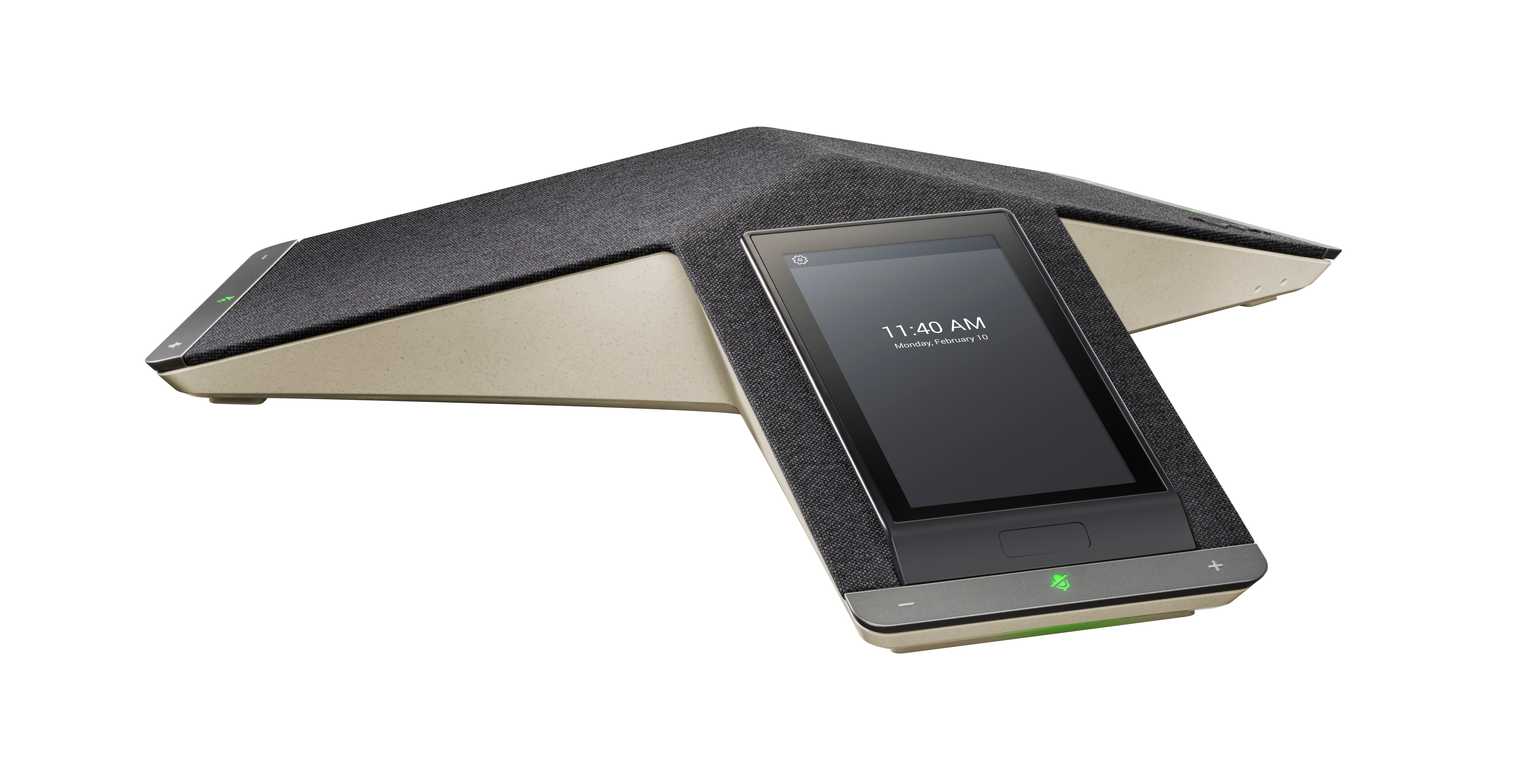 HP Poly Trio C60 IP Conference Phone for Microsoft Teams and PoE-enabled No Radio. Product colour: Black, Display resoluti
