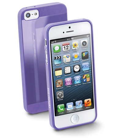 Cellularline GUMMYSLIMIPHONE5V mobile phone case Cover Purple