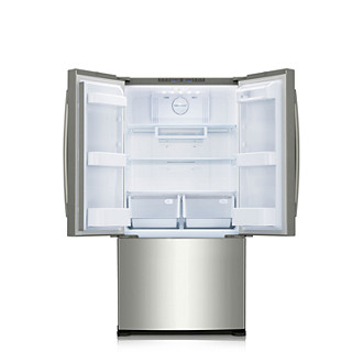 Samsung RF67VBPN side-by-side refrigerator Freestanding Platinum, Stainless steel – image 3