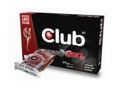 CLUB3D RADEON X850XT 256MB DDR3