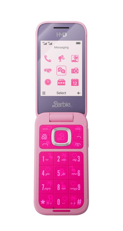 HMD Barbie Phone 711 cm (2.8") 125 g Rosa Telefono cellulare basico