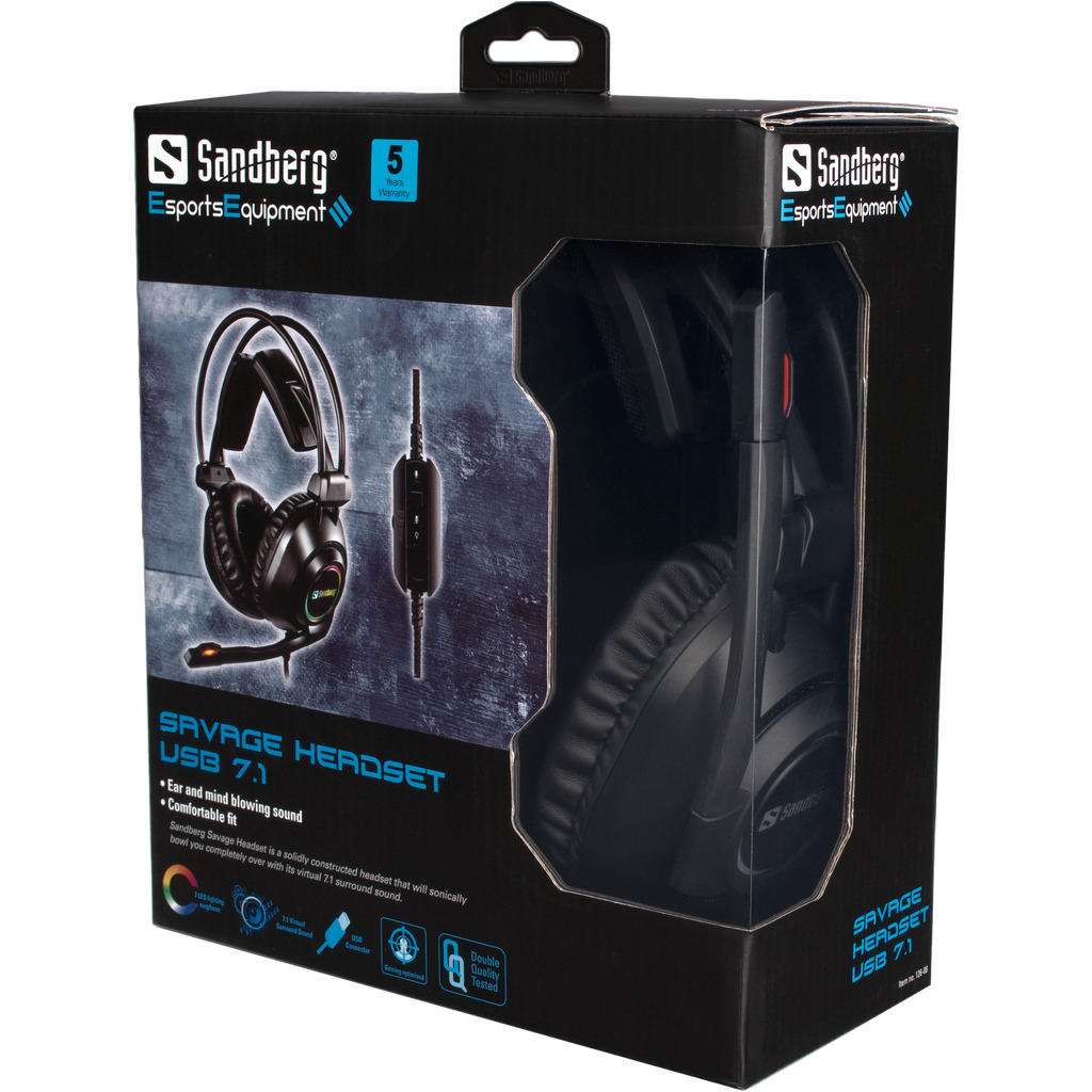 Sandberg Savage Headset USB 7.1 – image 2