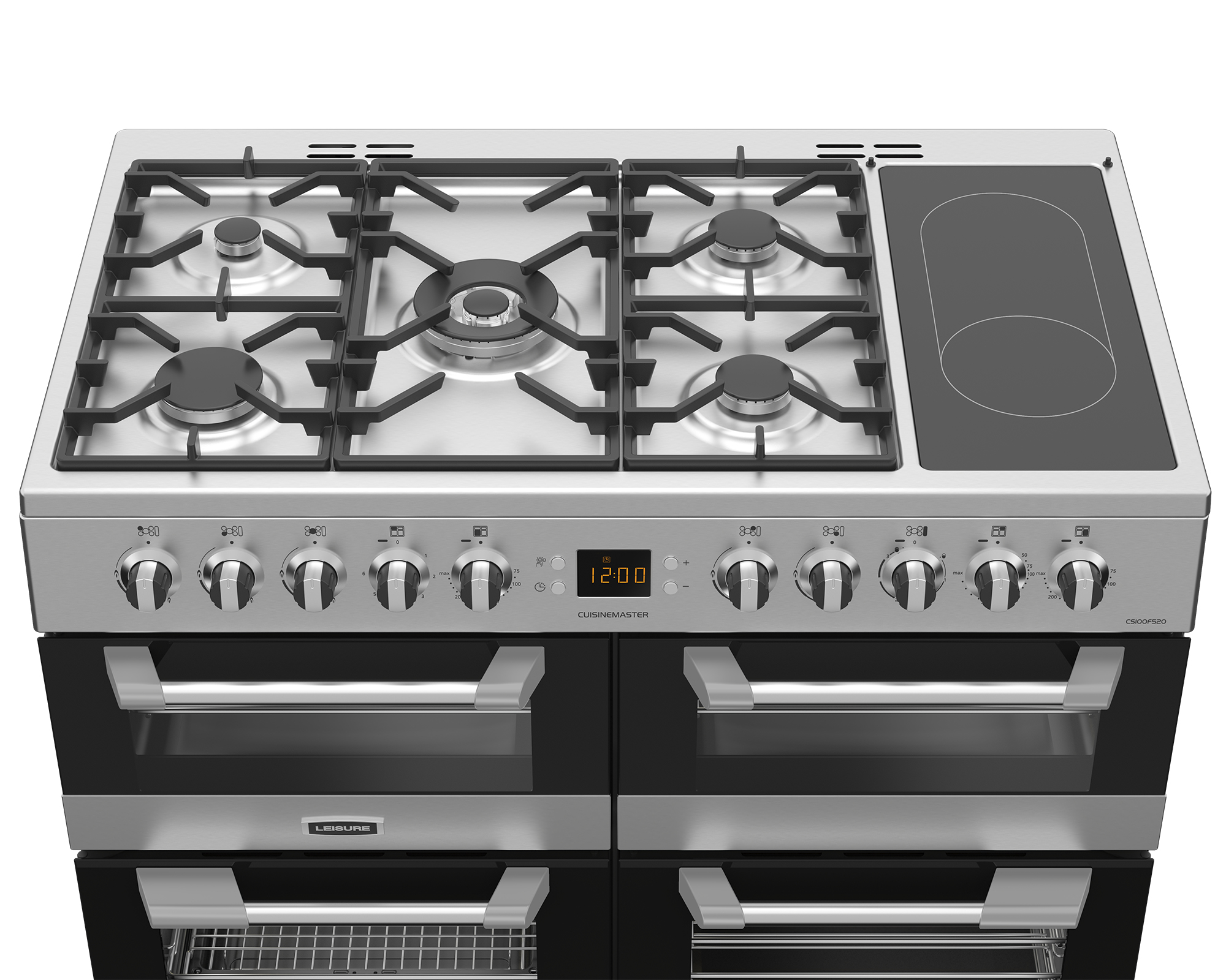 Leisure CS100F520X 100cm Dual Fuel Range Cooker with Three Ovens – image 5