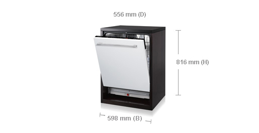 Samsung DW-BG570B Fully built-in 13 place settings – image 2