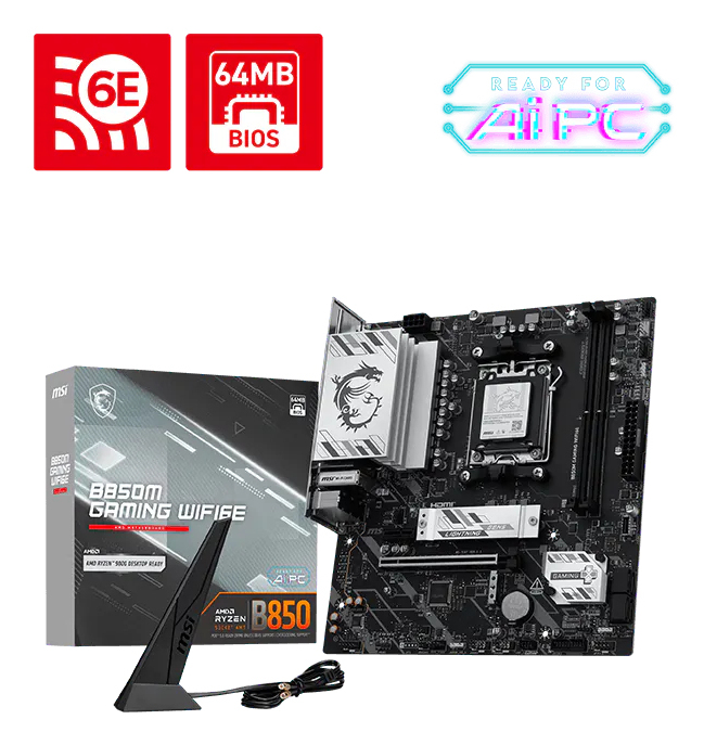 MSI B850M GAMING WIFI6E – image 1