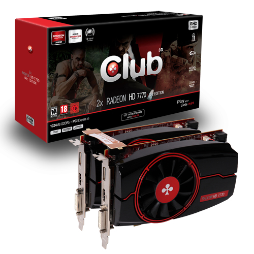 CLUB3D 2X Radeon HD 7770 GHz Edition – image 2