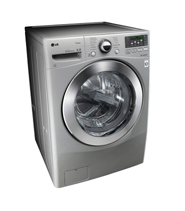 LG WM3070HVA washing machine Front-load 1200 RPM Silver, Stainless steel – image 3