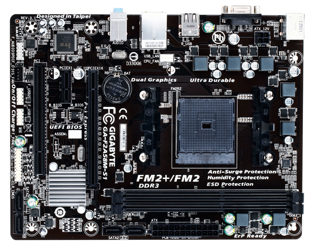 GIGABYTE GA-F2A58M-S1 (rev. 3.x) – image 1