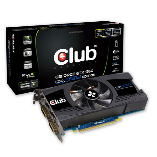 CLUB3D CGNX-X56024 graphics card NVIDIA Geforce GTX 560