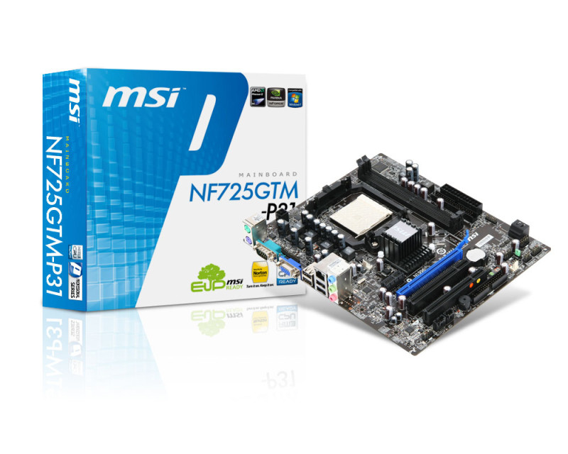 MSI NF725GTM-P31 motherboard NVIDIA nForce 630a Socket AM2+ micro ATX