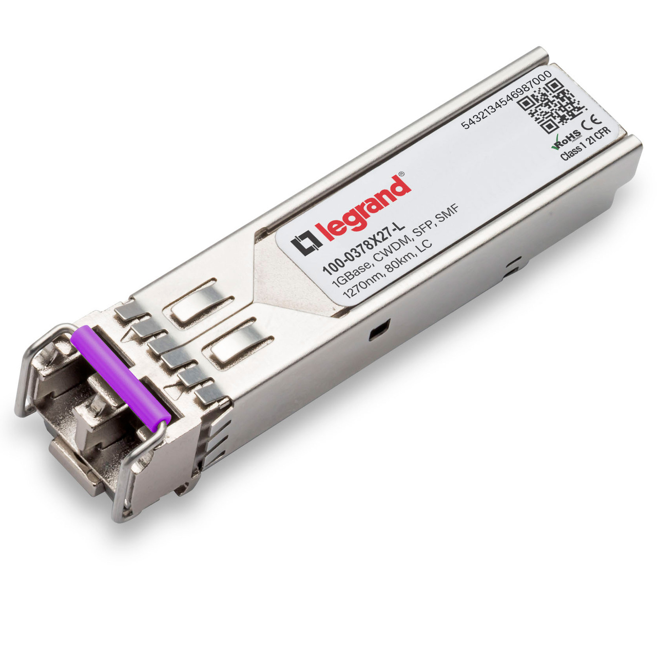 Legrand 100-0378X27-L network transceiver module Fiber optic SFP 1270 nm