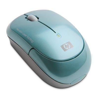 HP Turquoise Wireless Laser Mini Mouse – image 4