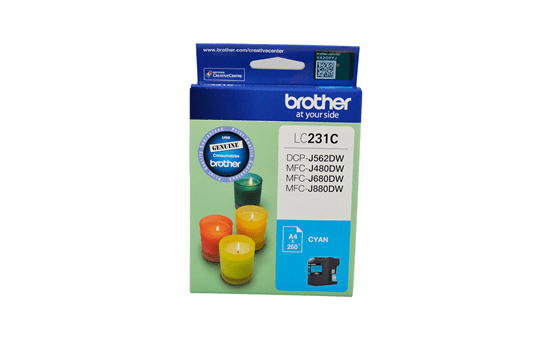 Brother LC231C ink cartridge 1 pc(s) Original Cyan
