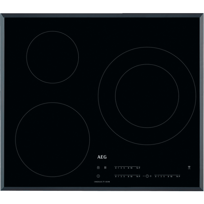 AEG IKB63402FB hob Black Built-in Zone induction hob 3 zone(s)