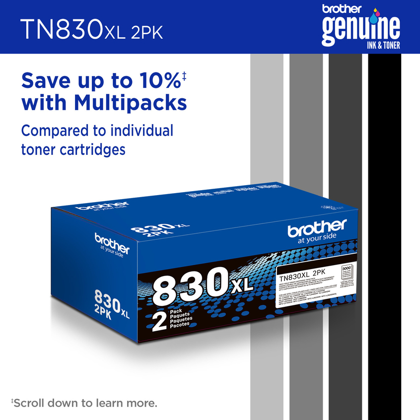 Brother TN-830XL2PK toner cartridge 2 pc(s) Original Black – image 7