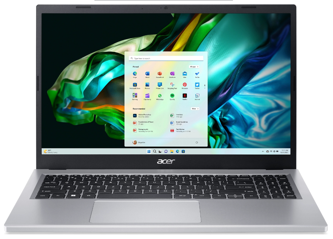 Acer Aspire 3 A315-510P-C2LA Intel® Celeron® N N100 Laptop – image 1