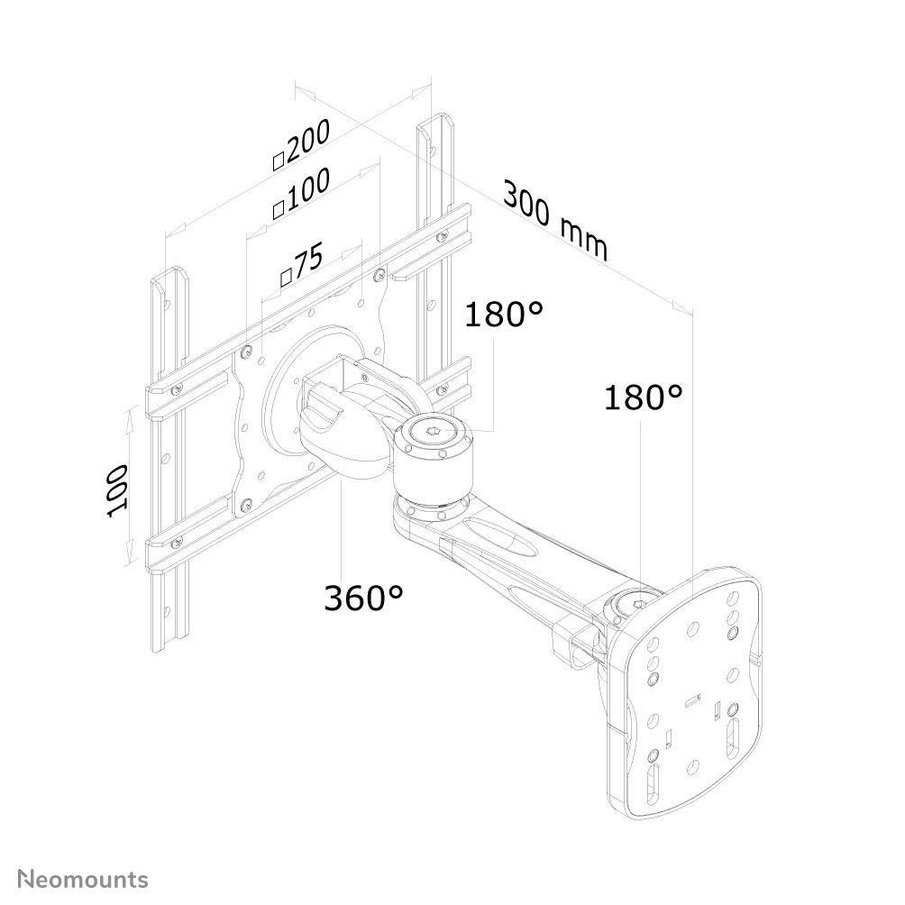 Neomounts tv wall mount – image 3