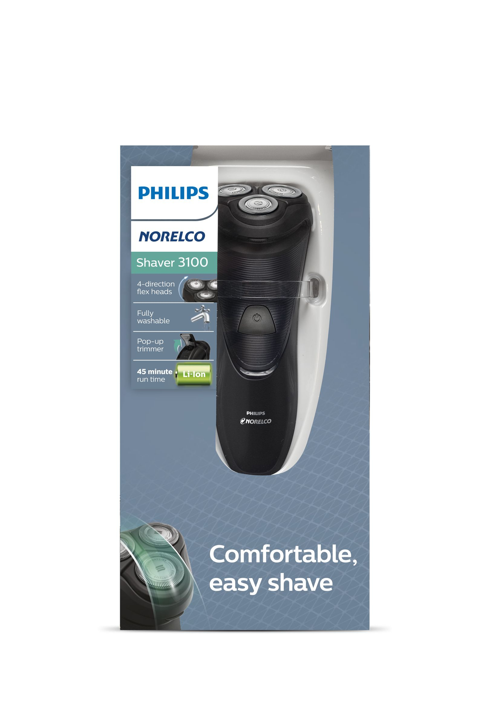 Philips Norelco Shaver 3100 S3310/81 men's shaver Rotation shaver Trimmer Black – image 3
