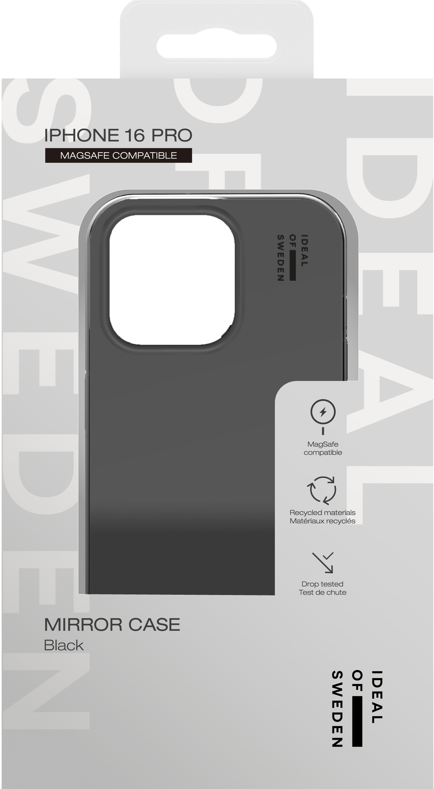 iDeal of Sweden Mirror Case MagSafe iPhone 16 Pro Mirror Black – image 3
