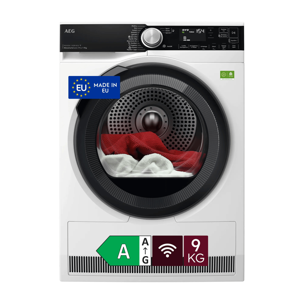 AEG 9000X Series TR9HH9AY tumble dryer Freestanding Front-load