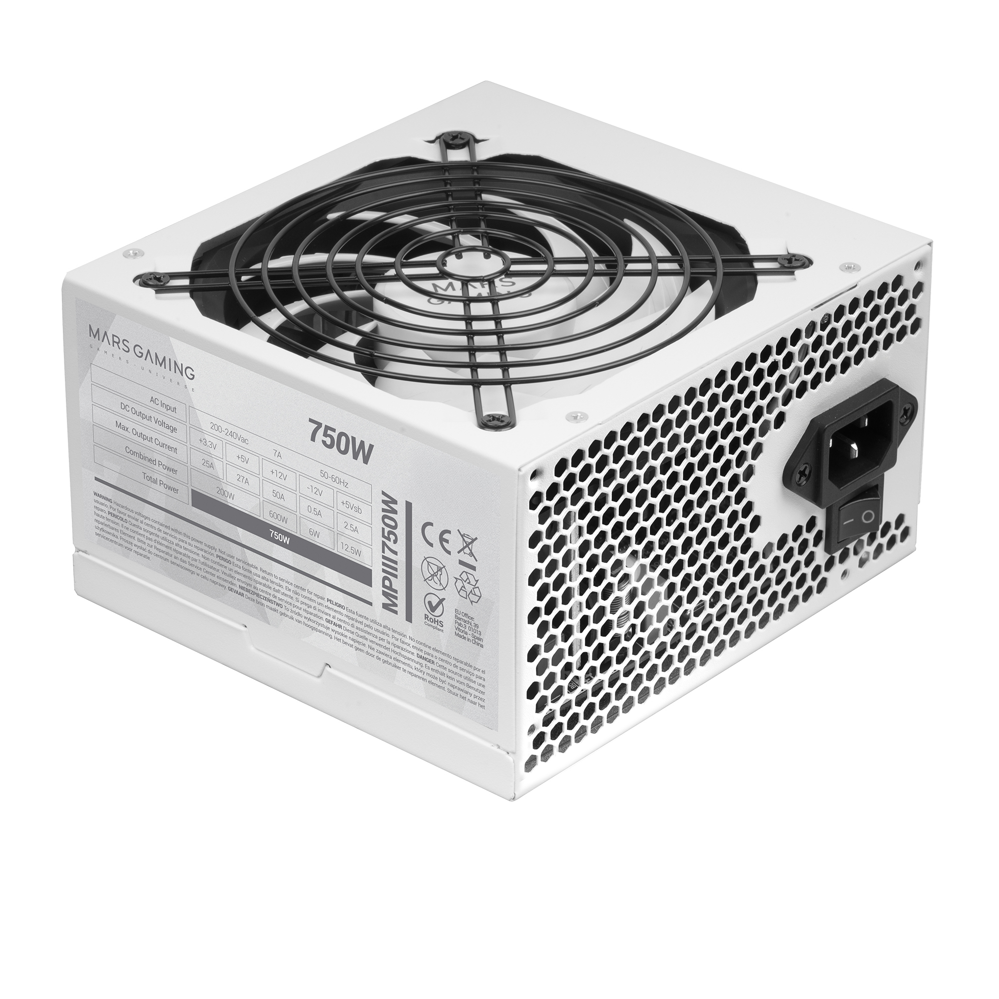 Mars Gaming MPIII750W power supply unit – image 2