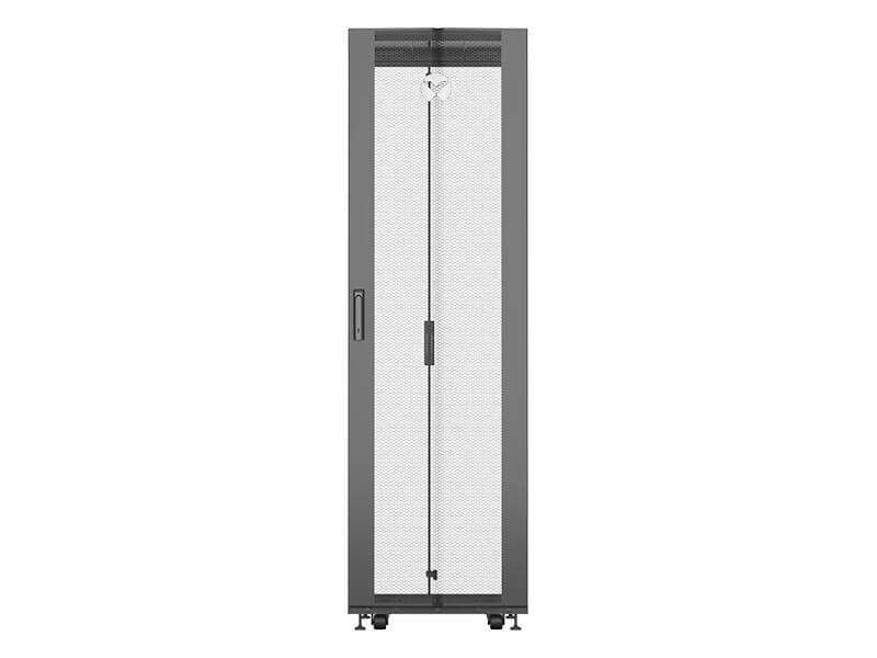 Vertiv VR3100TAA rack cabinet 42U Freestanding rack Black, Transparent – image 2