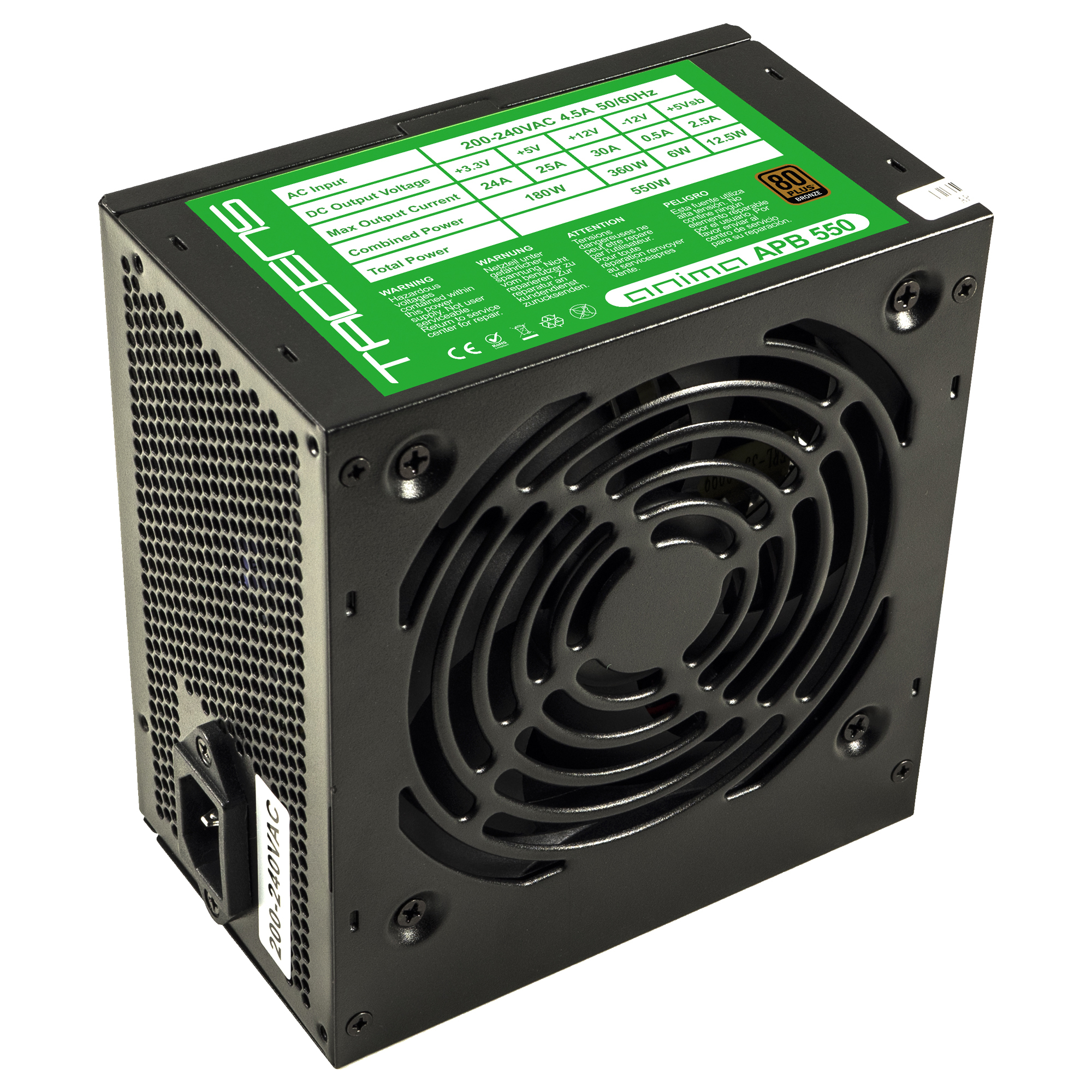Tacens Anima APB550 power supply unit – image 8