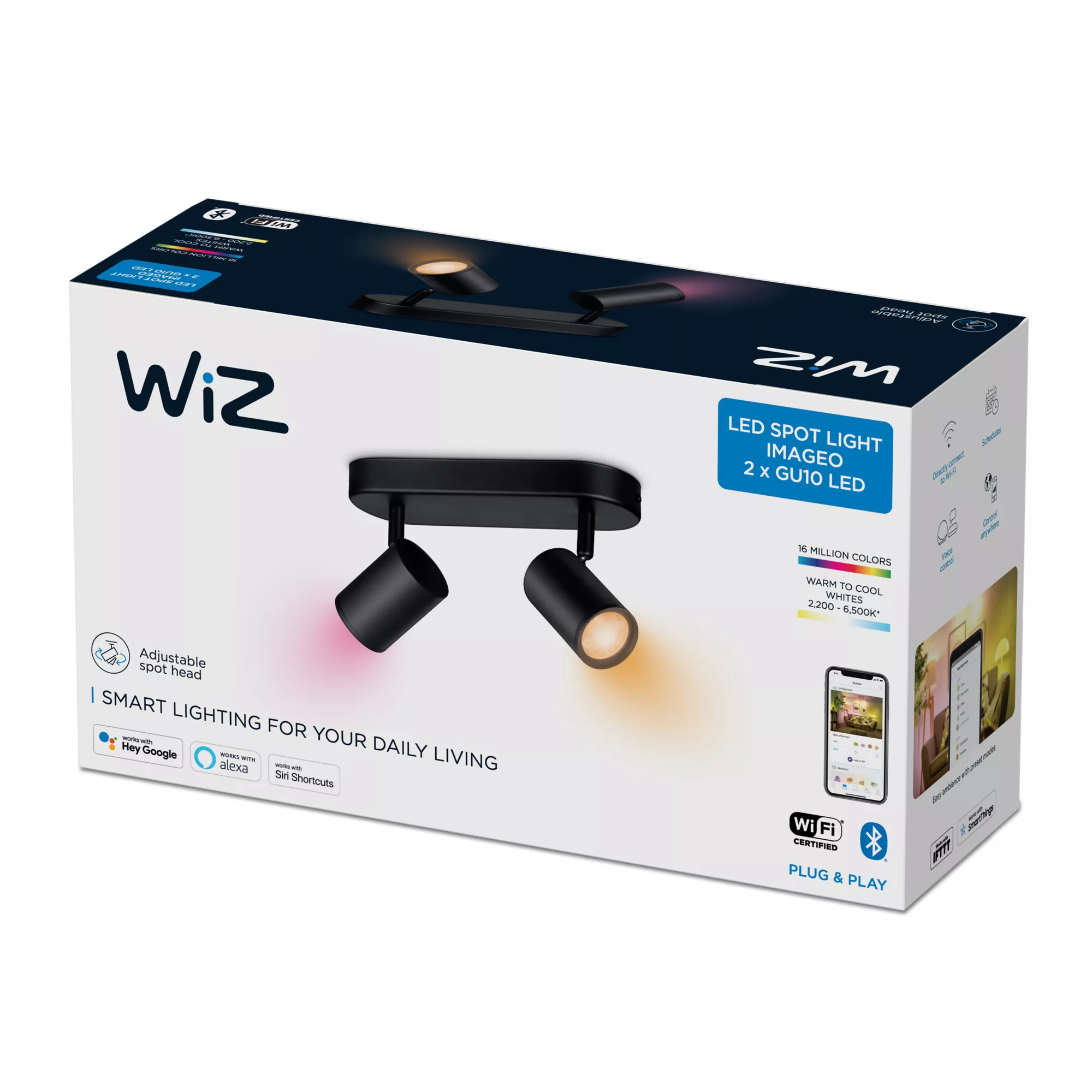 WiZ IMAGEO 2x adjustable spotlight – image 2