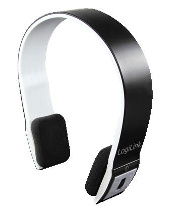 LogiLink BT0018 headphones/headset Wireless Head-band USB Type-A Bluetooth Black