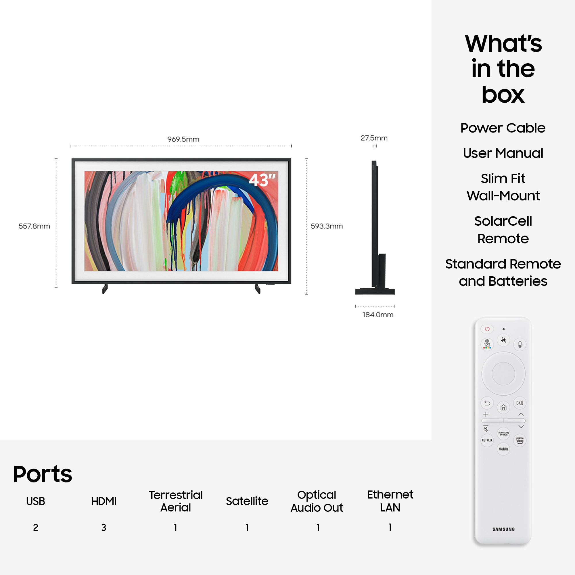 Samsung The Frame QE43LS03HEUXXN TV – image 5
