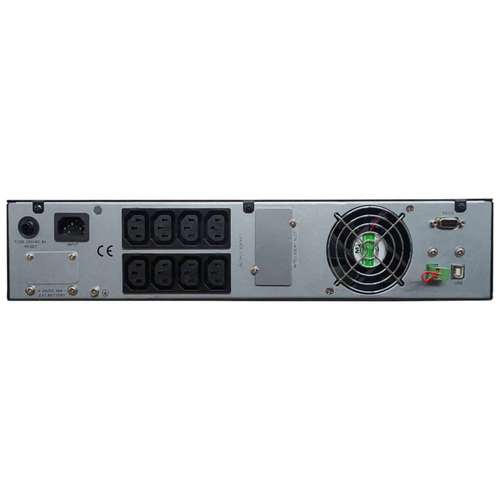 Techly IUPS-RM1KL9PROS uninterruptible power supply (UPS) Double-conversion (Online) 1 kVA – image 3