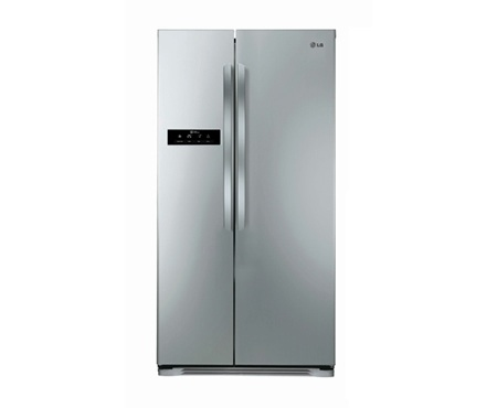 LG GSB325NSQZ side-by-side refrigerator Freestanding Stainless steel